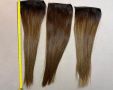 Три двойни реда естествена коса (клас Делукс JSP)| 48 см / 146 грама, снимка 8