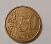 Монета от 50 евроцента - Италия 2002., снимка 3