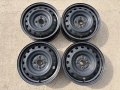 4 броя железни джанти за Toyota Yaris 15, снимка 1