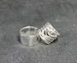 Дамски сребърни пръстени проба 925. Размер: 54-53, снимка 1