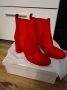 Продавам велурени червени боти H&M, снимка 3