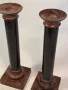 два масивни метални свещника 6/3, снимка 2