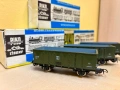Товарни открити вагони DR Piko 1:87 HO влак, влакче, снимка 1