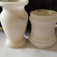 Мраморна ваза и доза за цигари , снимка 1 - Вази - 45355903