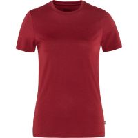 Дамска тениска Fjall Raven - Abisko Wool в цвят Pomegranate red, снимка 1 - Екипировка - 45338108