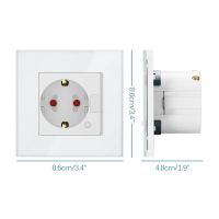 Последен брой - TUYA Wifi Smart Контакт за стена със стъклен панел 10А, снимка 6 - Друга електроника - 45204209