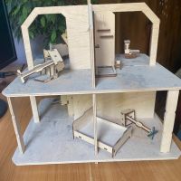 Детска миниятюрна дървена къщичка с мебели, снимка 1 - Други - 45503889