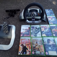 Волан с педали и 10 игри за Xbox 360, снимка 1 - Игри за Xbox - 45024071
