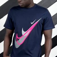 Nike Graffiti Swoosh logo (Oversized) Nike Swoosh Tee   Мъжка тениска / T-shirt, снимка 3 - Тениски - 45209411