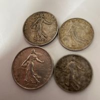 Сребърни монети 1/2/5 francs, снимка 4 - Нумизматика и бонистика - 45732309