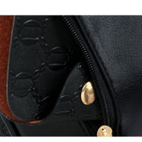 Комплект раница и 3 чантички в черен цвят, снимка 3 - Раници - 45055267