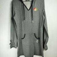 Sweater/jurk met hoody L, снимка 1 - Рокли - 45119421