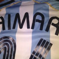 Аржентина футболна тениска №16 Пабло Аймар размер Л отлична, снимка 6 - Футбол - 45375470
