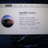 MacBook 6.1 от 2009 г. с Mac OS Catalina, снимка 3 - Лаптопи за дома - 45154468
