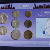Комплектен сет - Франция 1960 - 2000 - 8 монети от 5 сантима до 10 франка, снимка 3 - Нумизматика и бонистика - 45207168