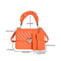 Модерна чантичка в оранжево или розово , снимка 8 - Чанти - 45543579