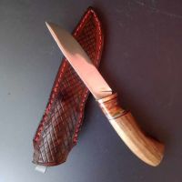 Нож ръчна изработка стомана  U10, снимка 5 - Ножове - 45383920