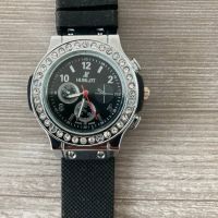 Часовник Hublot дамски сив черен реплика, снимка 3 - Дамски - 46113665