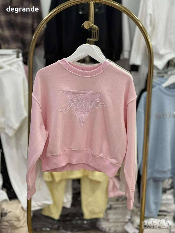 Памучна дамска блуза Guess, снимка 1