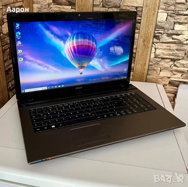 Голям лаптоп Acer 17.3” / 4x2.50Ghz / 8GB Ram / 500GB / 2 видео карти , снимка 1