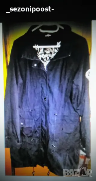 Дамски дълъг черен шлифер ''Gina Benotti''-Л,ХЛ, снимка 1