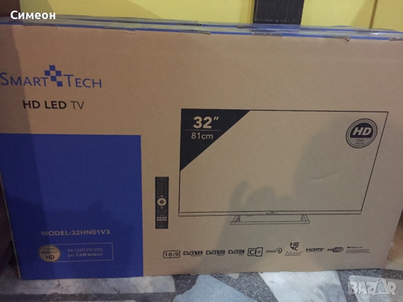 Нов телевизор 32”инча,LED,гаранция, снимка 1