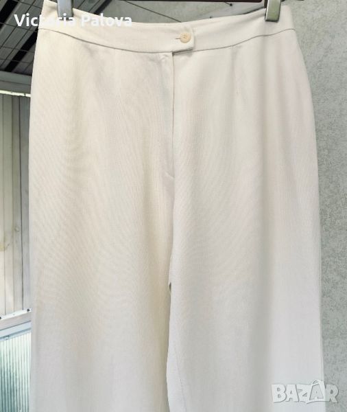 Модерен луксозен панталон LOLA плътна коприна, снимка 1