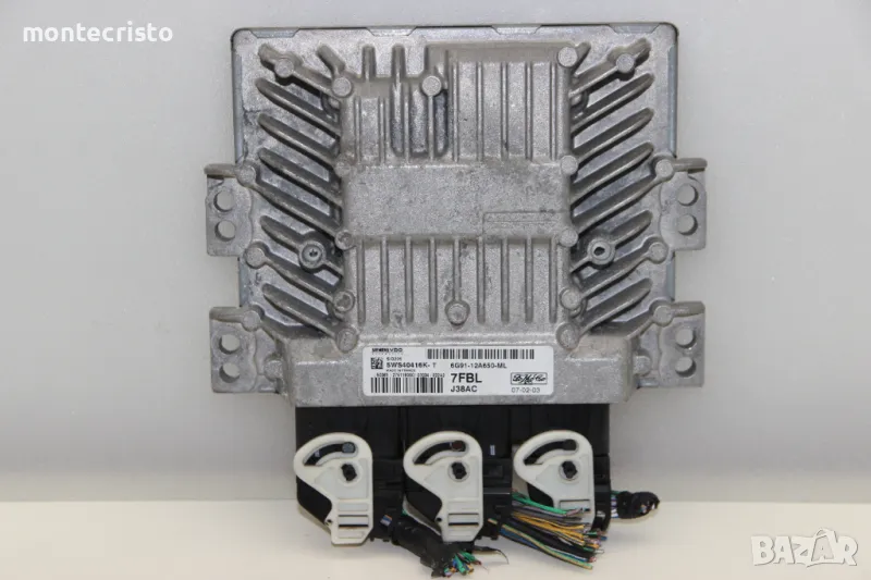 Моторен компютър ECU Ford S-Max (2006-2010г.) 5WS40416KT / 5WS40416K-T / 6G9112A650ML / SID206, снимка 1