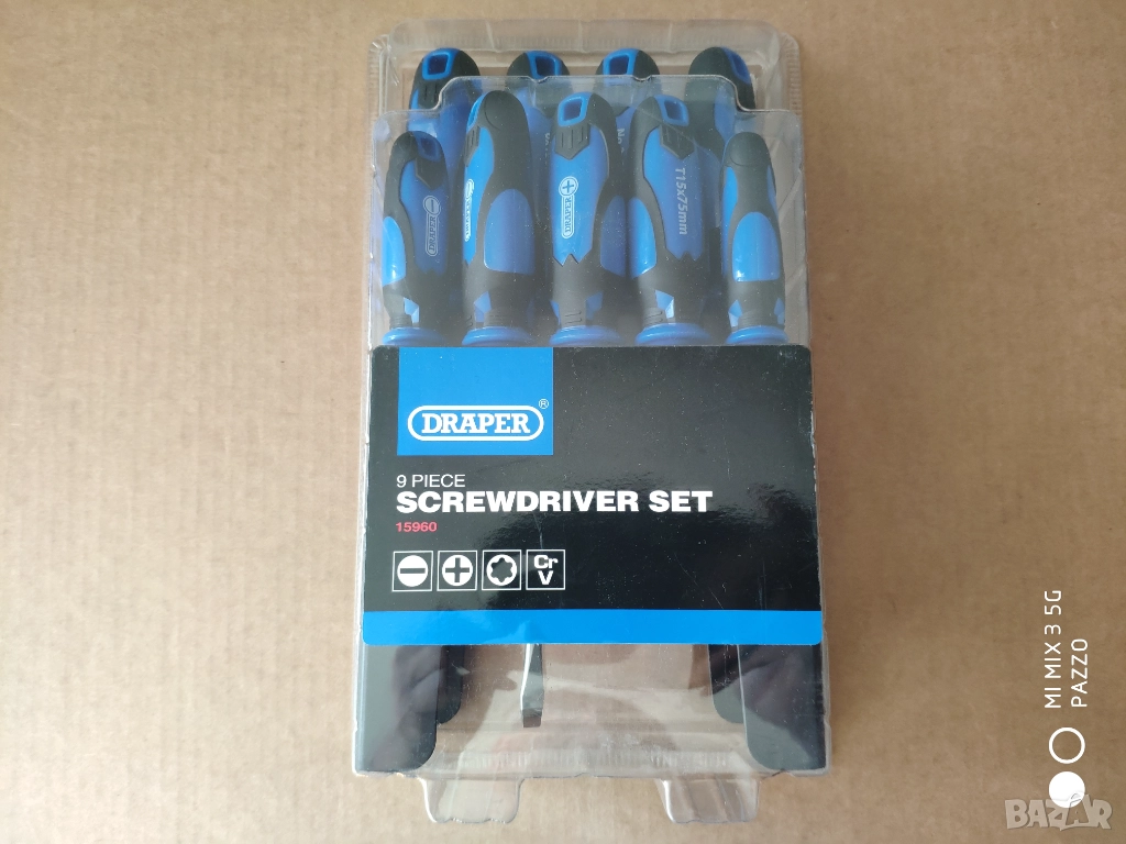 DRAPER 9броя отвертки NAPA 4броя отвертки тип звезда DRAPER 6броя отвертки, снимка 1