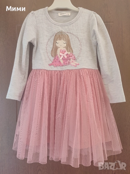 Детска рокля с дълъг ръкав , снимка 1