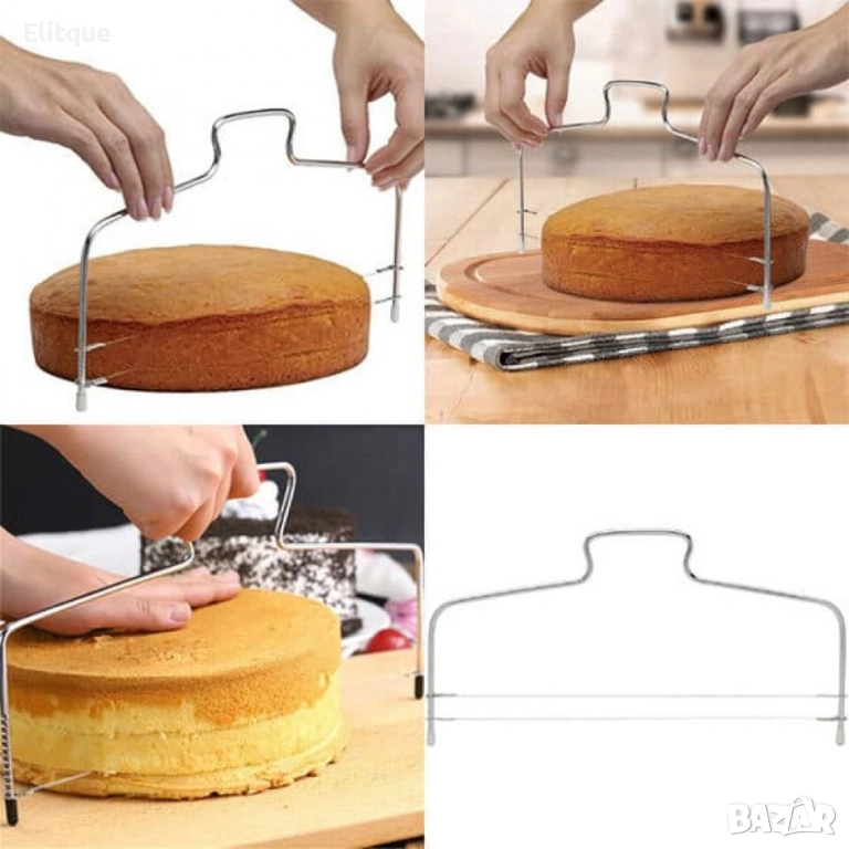 Уред за рязане на блатове и торти, тип лък., снимка 1