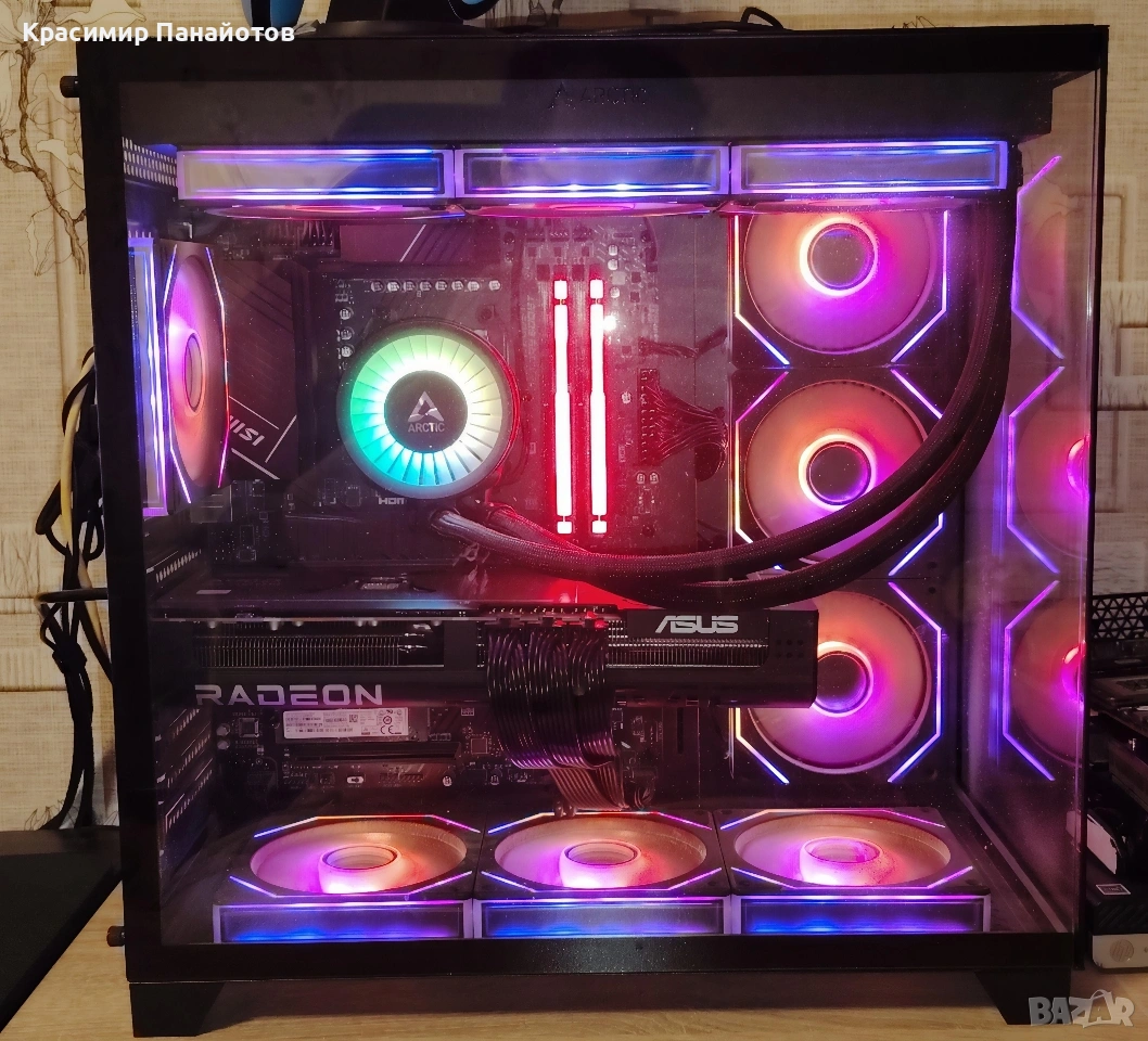 Геймърски - B650 / 7800X3D / 32GB DDR5 / 1.5TB NVME / 9070XT 16GB, снимка 1