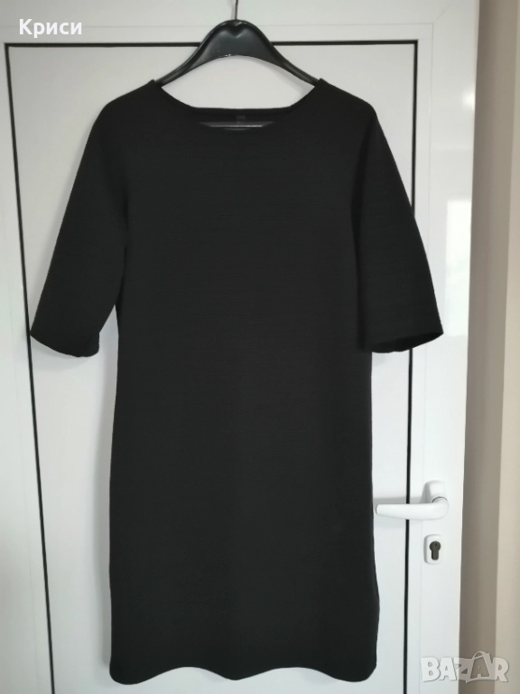 Черна плътна официална рокля , снимка 1