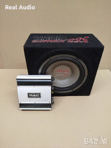 Бас каса и усилвател Mac Audio , снимка 1
