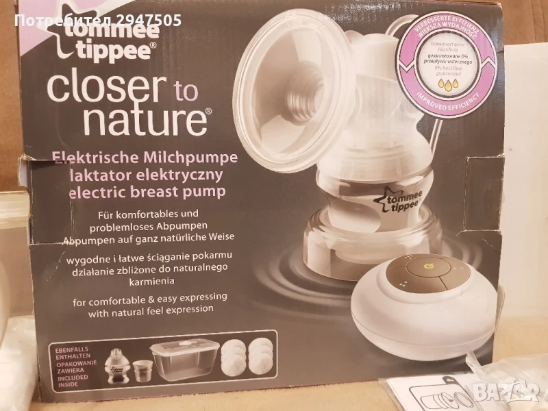 Електрическа помпа за кърма Tommee Tippee, снимка 1