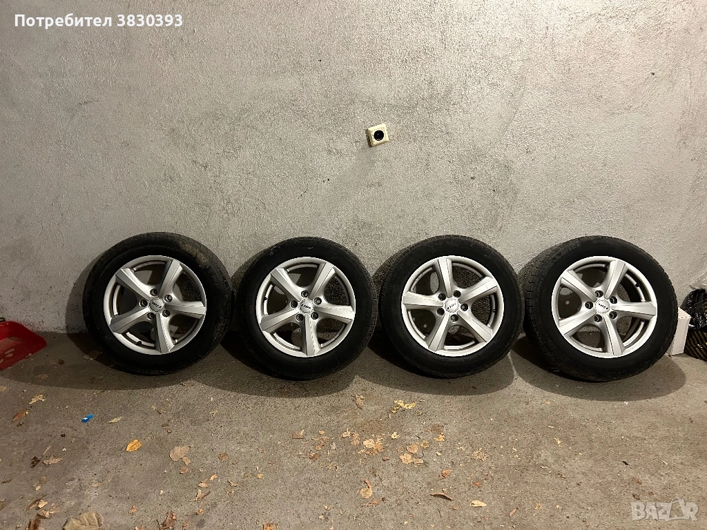 Джанти с гуми Rial 16 5x112 , снимка 1