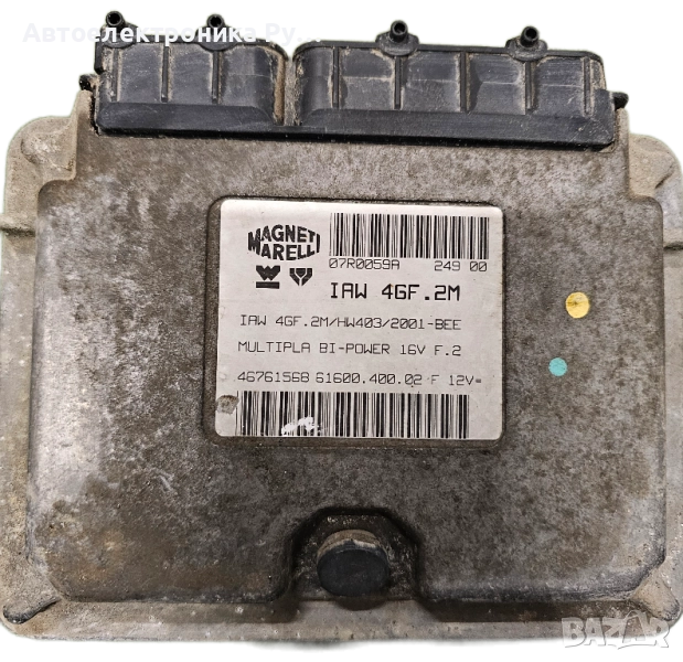 компютър FIAT MULTIPLA BI-POWER MAGNETI MARELLI, IAW 4GF.2M, IAW4GF2M, 46761568, 61600.400.02 F,, снимка 1