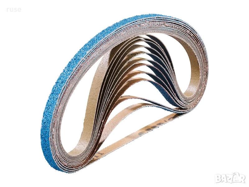 НОВИ! Комплект шкурки 9 х 533 mm за метал PARKSIDE PBFA 20-Li A1, снимка 1