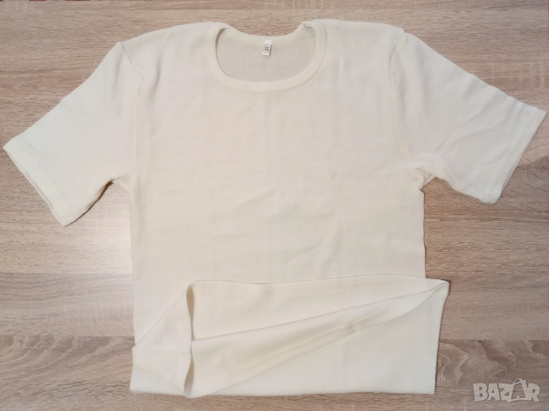 Мериносова вълнена тениска 100% мерино вълна – българско производство за Германия, снимка 1