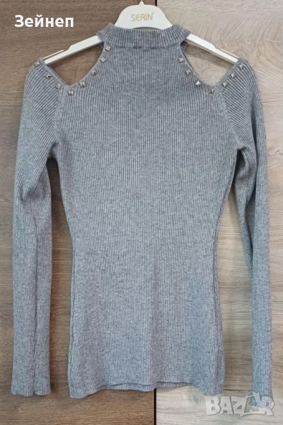 Дамска блуза с капси, снимка 1