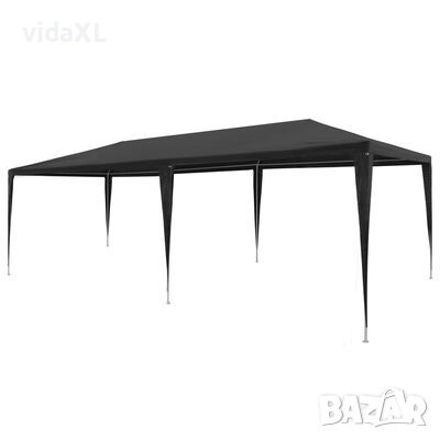 vidaXL Парти шатра 3x6 м PE антрацит(SKU:45088, снимка 1