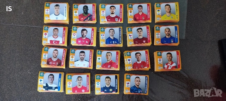 Колекция от над 1000 стикера UEFA Euro 2020, снимка 1