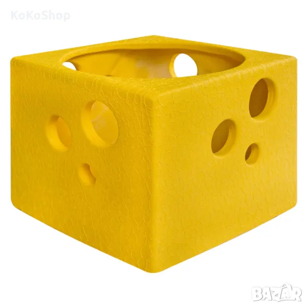 Кашпа за орхидея-14х14 см./жълта кашпа за орхидея/керамична кашпа за орхидея, снимка 1