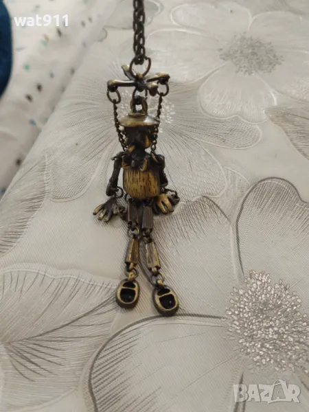 колекционерско бронзово човече Пинокио, снимка 1