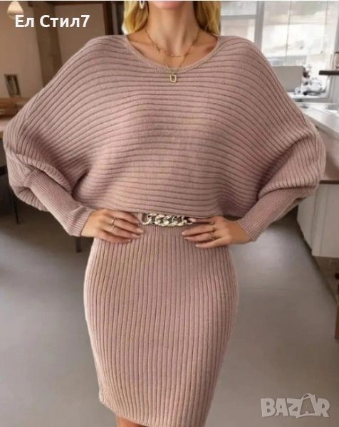 📌#Плетена #розова #рокля М/Л размер Цена:59лв/30.17€, снимка 1