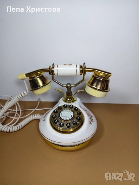 Домашен порцеланов телефон , снимка 1
