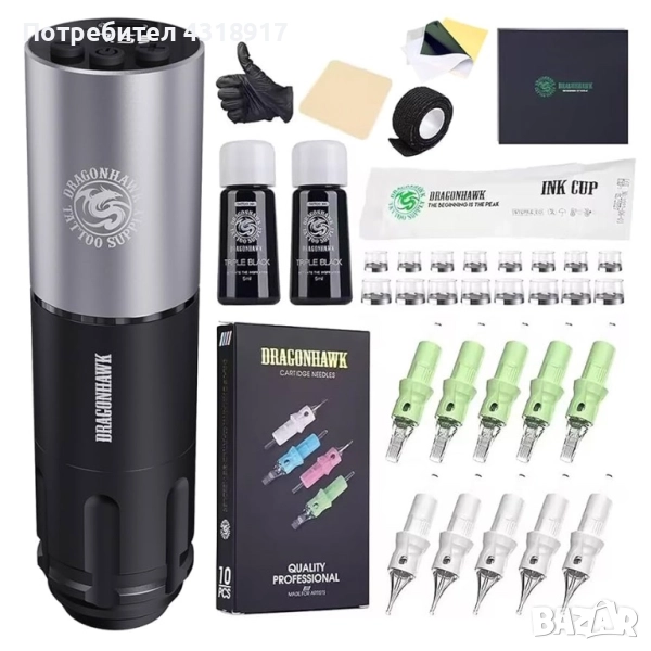 Комплект за татуиране Dragonhawk , снимка 1