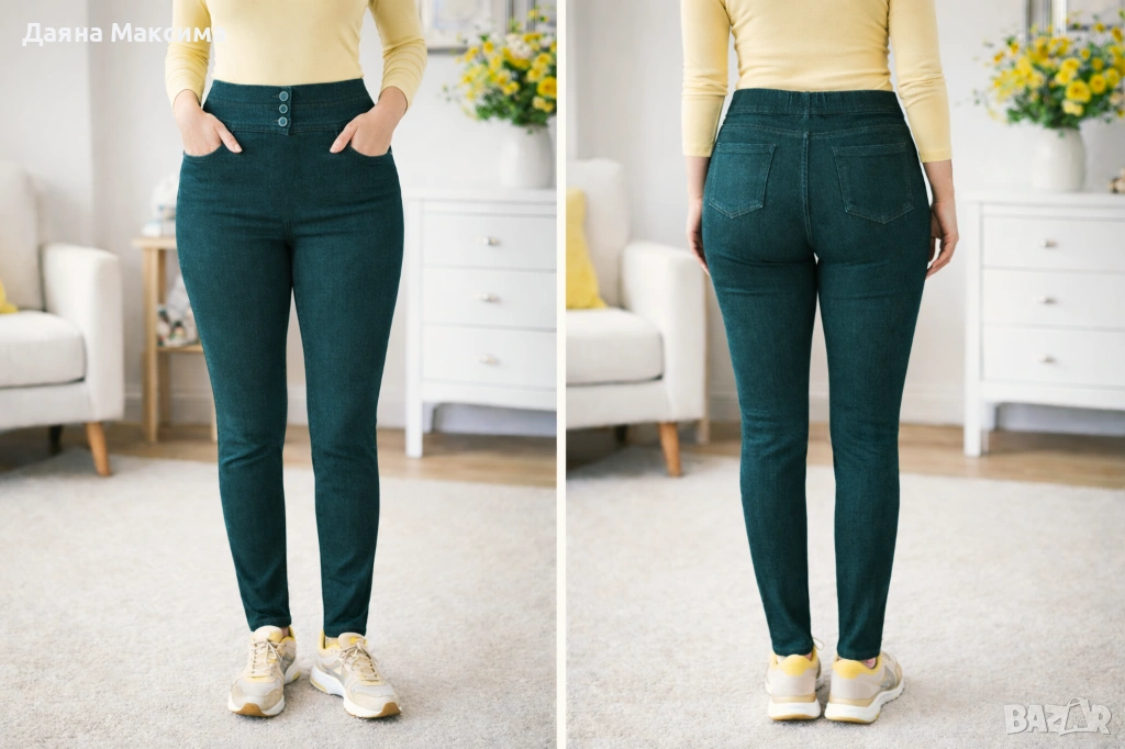 Дънки FLORA - Л р-р✅ 16 лв/ 8,18€ - последни, снимка 1