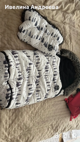 Зимно чувалче за количка и ръкавици, снимка 1