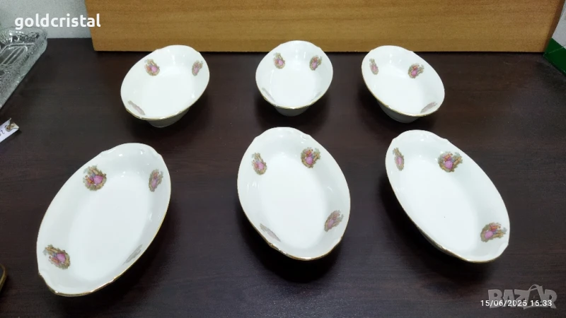 стар български порцелан Изида елипси, снимка 1